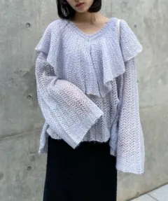 loin nuit シアーカラーニット完売品 最終値下げ!! - メルカリ