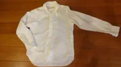 新品・未使用Haversack ホワイト長袖シャツ 麻１００サイズ