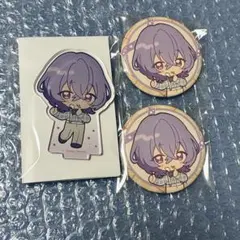 あんスタ　アニカフェ　アクスタ　缶バッジ　花群冬芽　ユメ　②