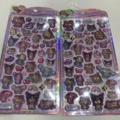 【新品】日焼けキティ　うるちゅるポップシール　ボンボンドロップシール