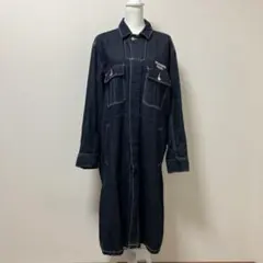 GU and beautiful people デニムワンピース　刺繍　秋　冬