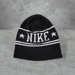 【00s】美品NIKE ビーニー　マルチボーダー　赤タグ　vintage Y2K