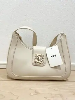 【週末限定値下げ中】 新品　VIS ハンドルリボンワンショルダーバッグ