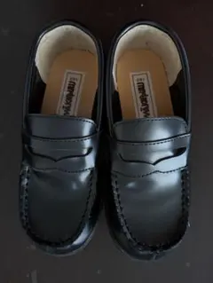 【美品】子供 皮靴 フォーマルシューズ ローファー 18cm