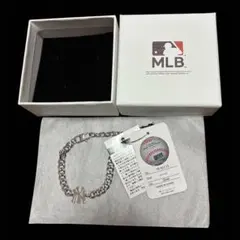MLB ニューヨーク・ヤンキース ブレスレット シルバー 箱タグ付 未使用WBC