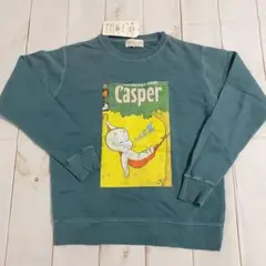 新品　Casper キャスパー　ロゴスデイズ　 スウェット　トレーナー　M