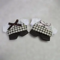 いつぬい　あんスタ　縫い服４点セット　千鳥柄×茶系　No.1680