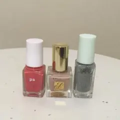 pa ピンク G ベージュ NAIL HOLIC グレー ネイルポリッシュセットのサムネイル