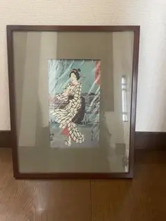 希少・美品】インドネシア伝統工芸 麦わら細工 影絵人形アート 50年前 