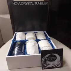 【新品未使用】HOYAクリスタル タンブラーグラス 6個セット クリスタルグラス
