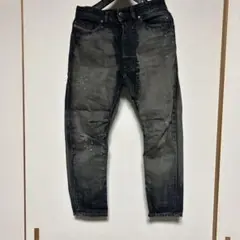 美品　DIESEL NARROT W26 L30 デニムパンツ　ペイントダメージ