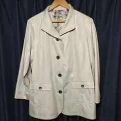 penny jule ホワイトストライプジャケット