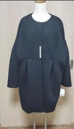 yokochan 定番　イレギュラーヘムパールコート　クリーニング済　値下げ不可 イレギュラーヘムパールコート – YOKO CHAN