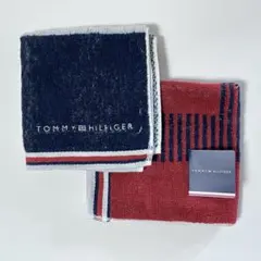 【新品】トミーヒルフィガー　タグ付　タオルハンカチ　TOMMY HILFIGER