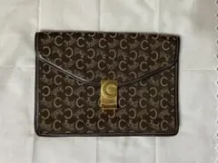 CELINE クラッチバッグ Cマカダム 馬車柄 ヴィンテージ