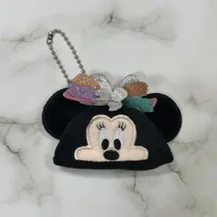 香港ディズニー 20周年 イヤーハット バッジ キーホルダー ミニー