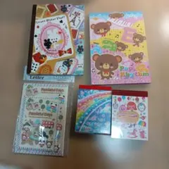 昭和レトロ ファンシーグッズ メモ帳 髪留め セット - メルカリ