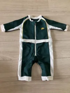 Nike ジッパー付きロンパース 緑/白