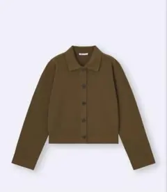 ミラノリブポロカーディガン　S