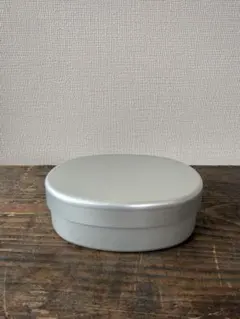 新品未使用　アルミ製 楕円形 弁当箱 シンプル　小のサムネイル