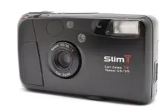 【希少】 KYOCERA 京セラ Slim T コンパクト フィルムカメラ 中古】Kyocera 京セラ Slim T グリーン コンパクトフィルム