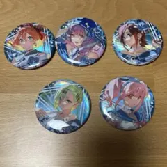 マクロスΔ 10周年展 手塚治虫記念館 オーロラ缶バッジ 5種セット