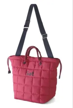 Trideep】weeklyキルティング2WAYバッグ　ピンク