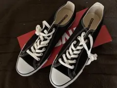 CONVERSE ブラック ローカット スニーカー