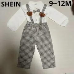 ベビー用フォーマルくまワッペン付き9~12M