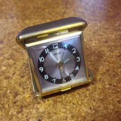【レトロ】CITIZEN クラシック置時計 ALARM 折りたたみ式