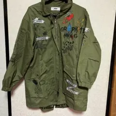 刺繍 ミリタリージャケット