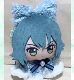 ちびぐるみ　春　イメージ　ポンチョ+リボンアクセサリー　セット