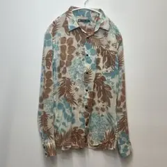 FOR THE MODE CUSTOM CULTURE 長袖シャツ ボタニカル柄のサムネイル