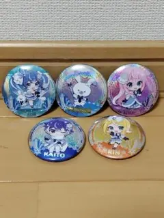 初音ミク 雪ミク2025あそーと Ｃ賞 缶バッジ ５個セット ガシャポン