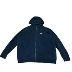 Nike ブラック　 フルジップパーカー　刺繍