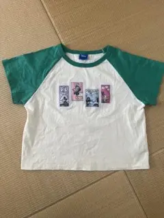 リトルウィークエンド　ディズニー ラグランTシャツ コミック柄　120㎝