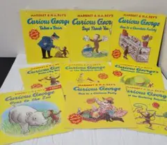 人気!!!おさるのジョージ 英語絵本 9冊セット まとめ売り