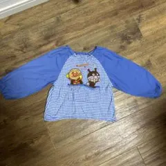 アンパンマン バイキンマン チェック柄 スモッグ　100