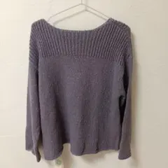 グリーンレーベルリラクシング　コットンリネン　ニット　セーター　手洗い可