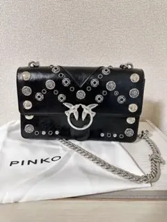 【1日限定価格】新品未使用⭐︎ PINKOショルダーバッグ　スタッズ　ブラック