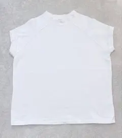 【CLASSICAL ELF 】 モックネック ラグランTシャツ（ホワイト）