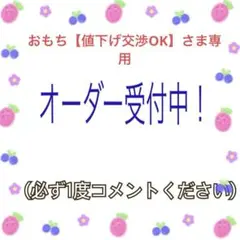 おもち【値下げ交渉OK】さま専用