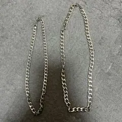 シルバーチェーンネックレス セット売り