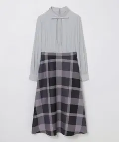 新品 ブルーレーベル クレストブリッジ チェック ビエラコンビドレス ワンピース