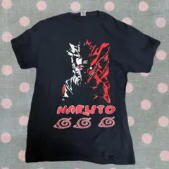 NARUTO Tシャツ ブラック 古着 ヴィンテージ 夏服 ナードコア アニメのサムネイル