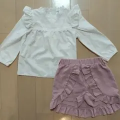 長袖シャツ ショートパンツセット100cm〜