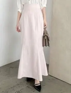 新品未使用 dazzlin ハイウエストアソートナロースカートⅡ ピンク XS