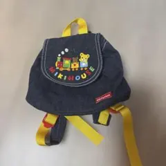 ミキハウス 小型デニムリュック