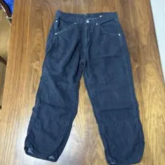 JOURNAL STANDARD リネン100％ クロップドパンツ S ネイビーのサムネイル