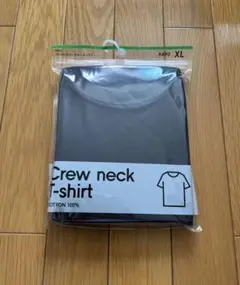 GU コットンカラー　クルーネック Tシャツ　XL 新品